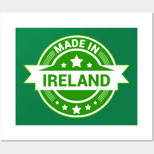 Made In Ireland ST Patrick's Day Tees Posters and Art